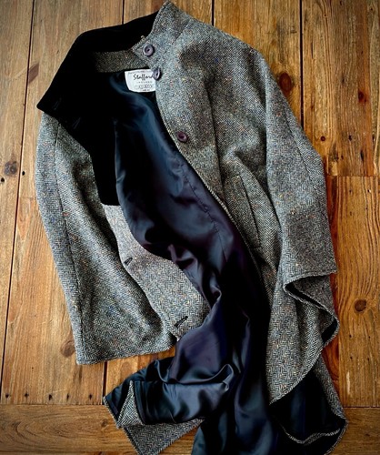 Neu harris tweed poncho - poncho, mantel
