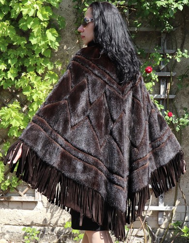 Nerz poncho christian dior - nerz,