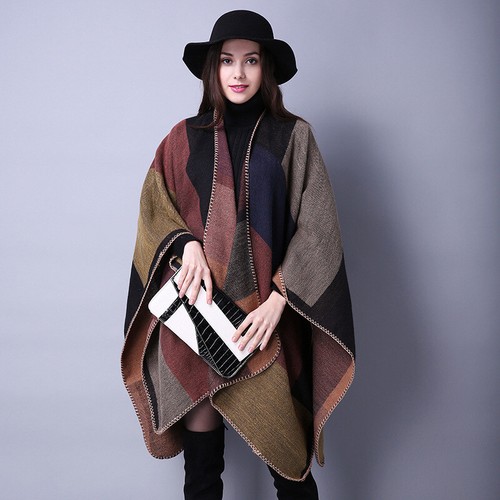 Poncho schal cape - cape, xxl