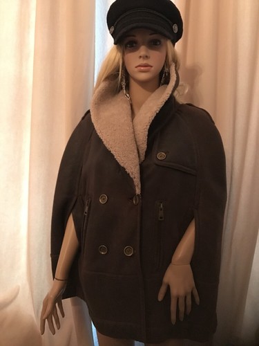 Burberry brit lammfell poncho - brit,