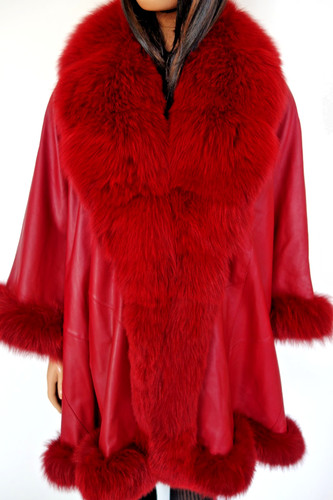 Exquisiter leder blaufuchs - leder,