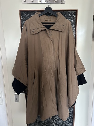 Poncho mantel braun khaki - poncho,