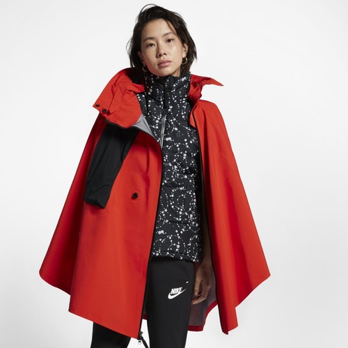 Nike damen poncho jacke mantel - nike,