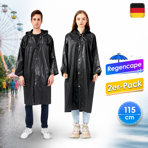 Neu stück eva regenponcho - 2,