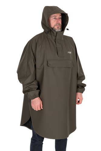 Fox khaki poncho regenjacke - fox,