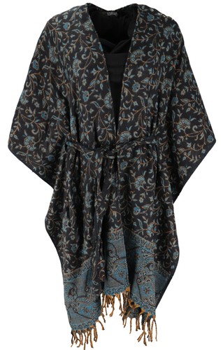 Flauschiger kimono mantel - kimono,